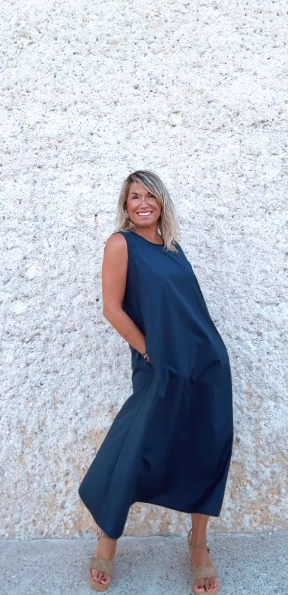 Vestido Aura marino - Image 9