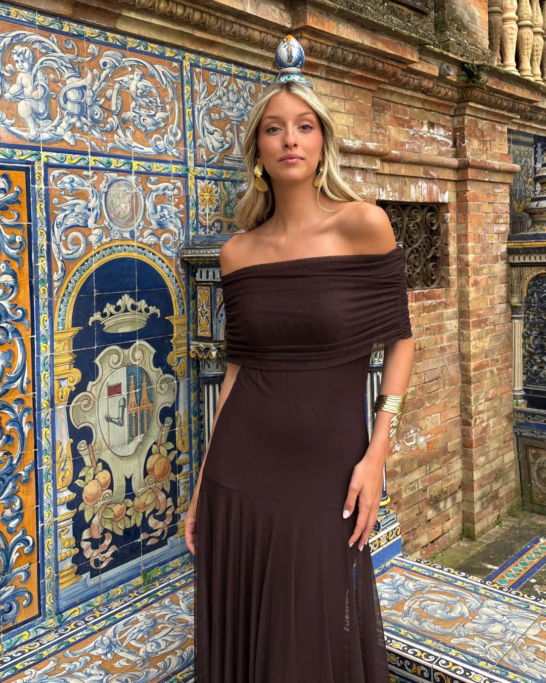 Vestido Azahar marrón - Image 11