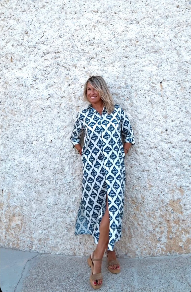 Vestido Belice marino - Image 5