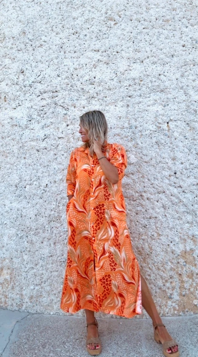 Vestido Belice naranja - Image 6