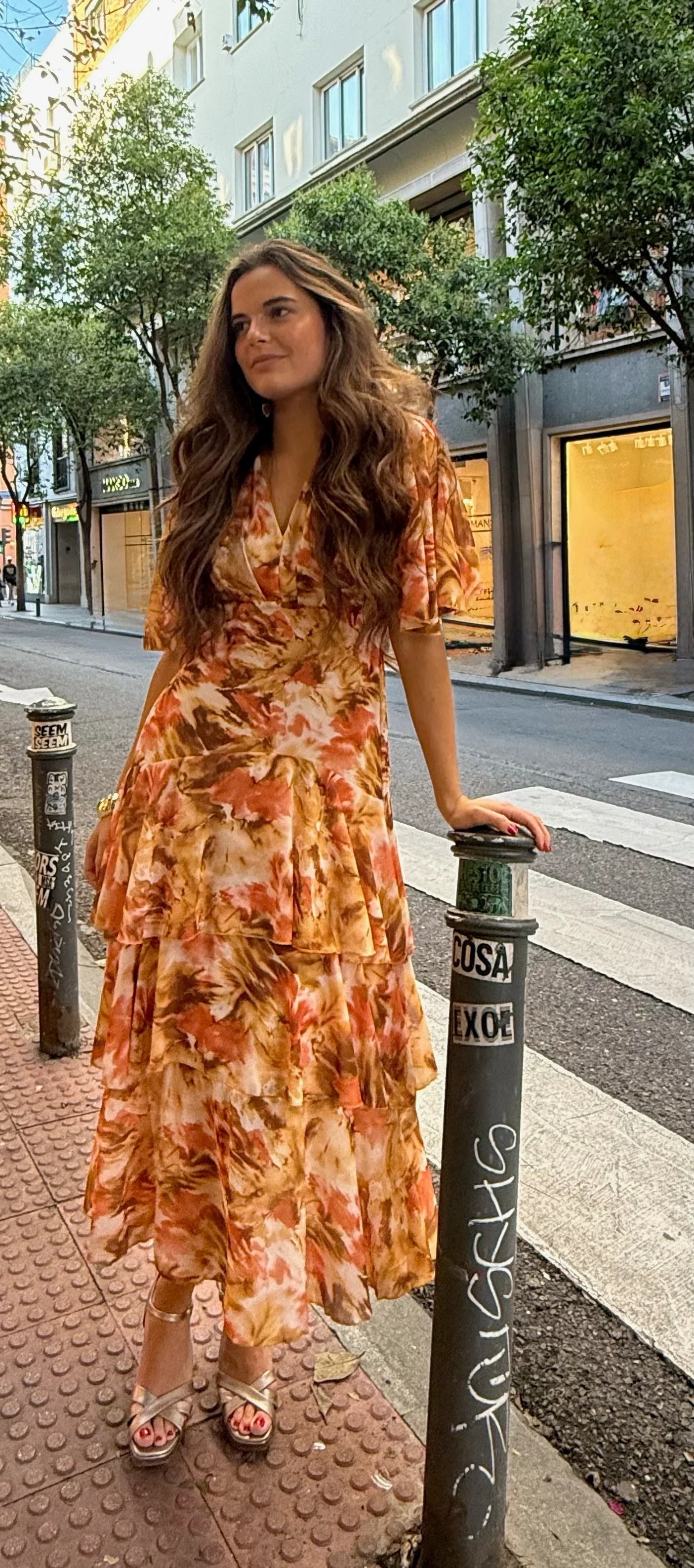 Vestido Calima kaki