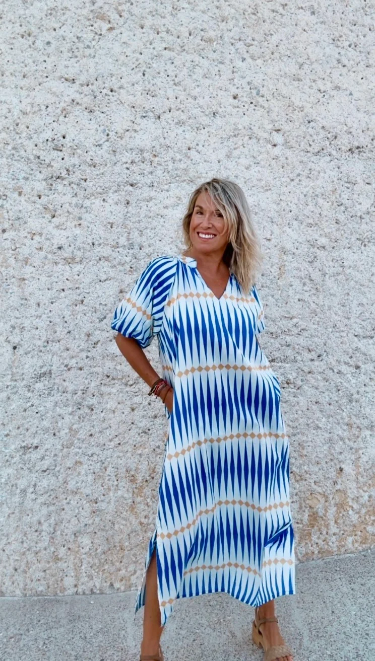 Vestido Calipso azul