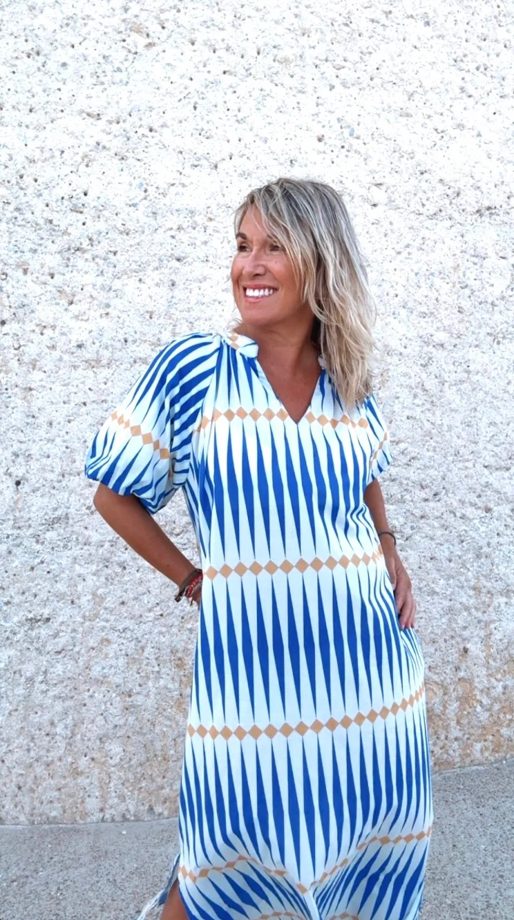 Vestido Calipso azul - Image 2