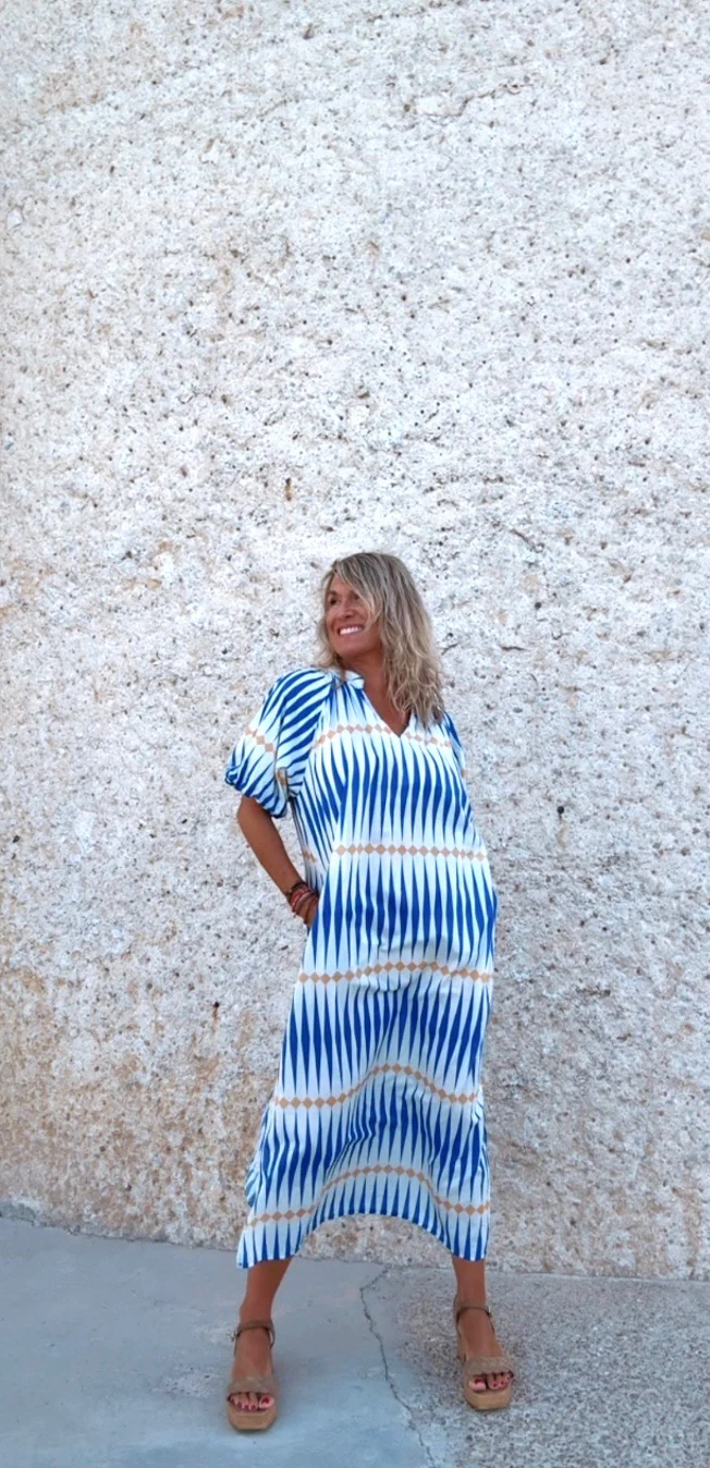 Vestido Calipso azul - Image 3