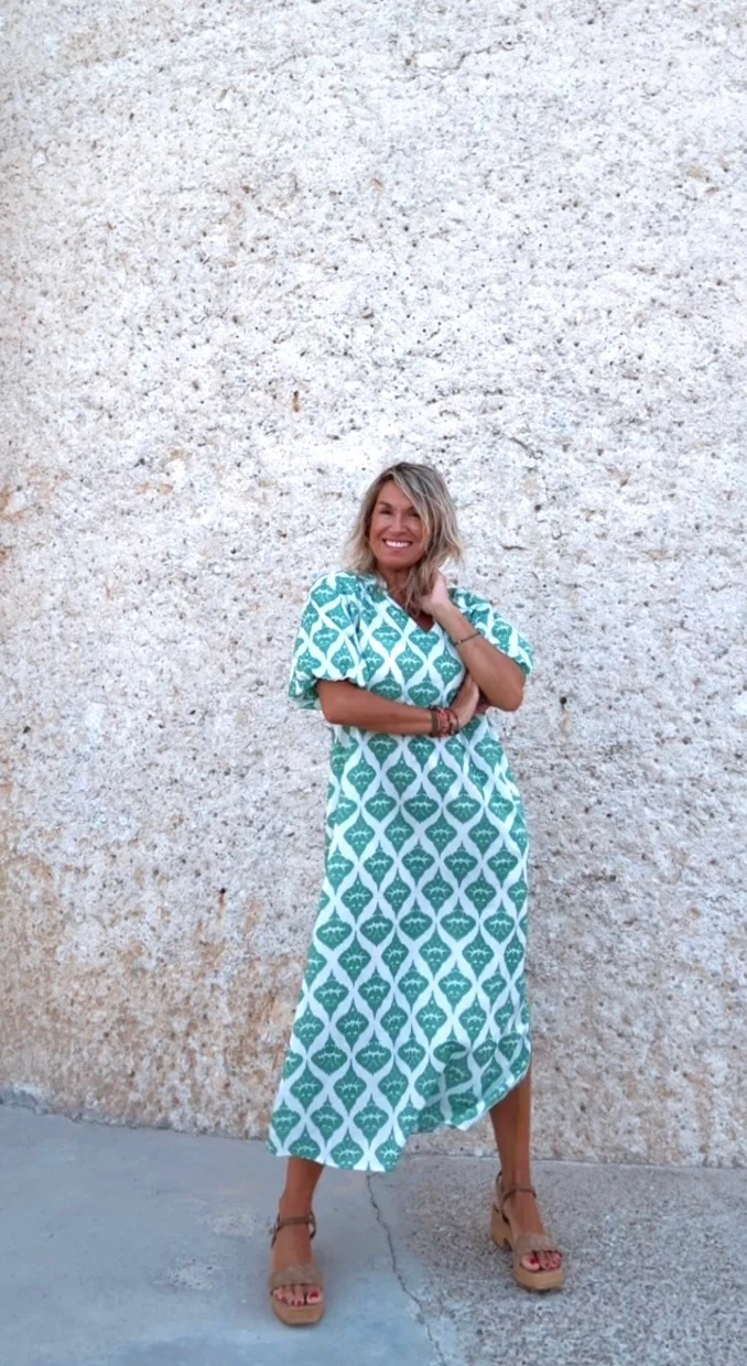 Vestido Calipso verde - Image 2