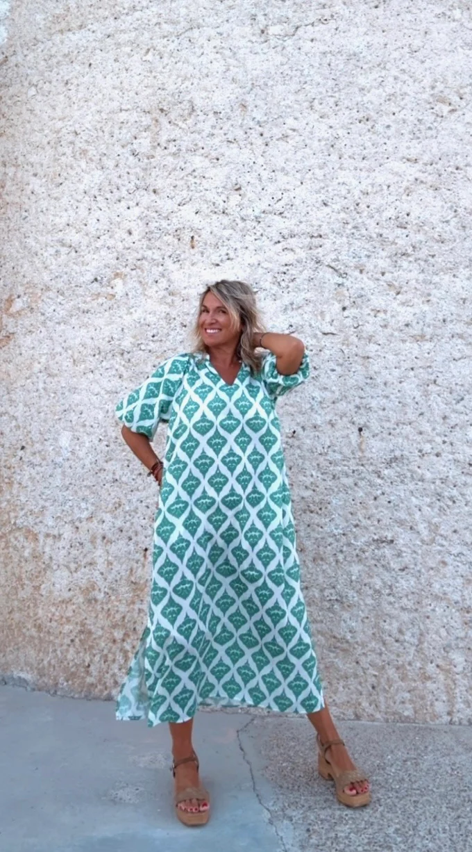 Vestido Calipso verde - Image 3