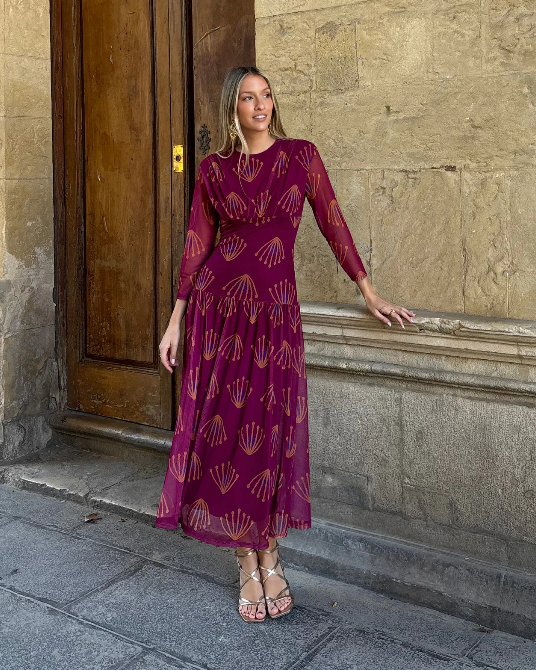 Vestido Cortona buganvilla - Image 11