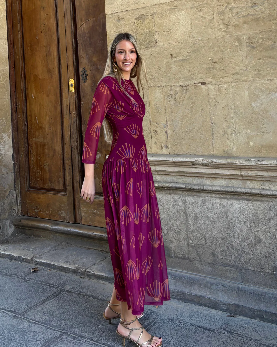 Vestido Cortona buganvilla - Image 7