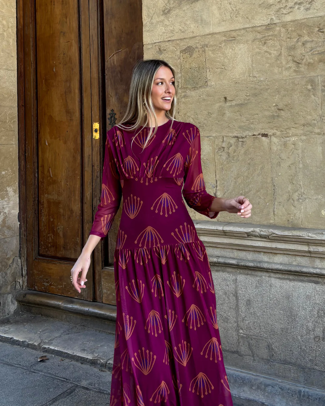 Vestido Cortona buganvilla - Image 8