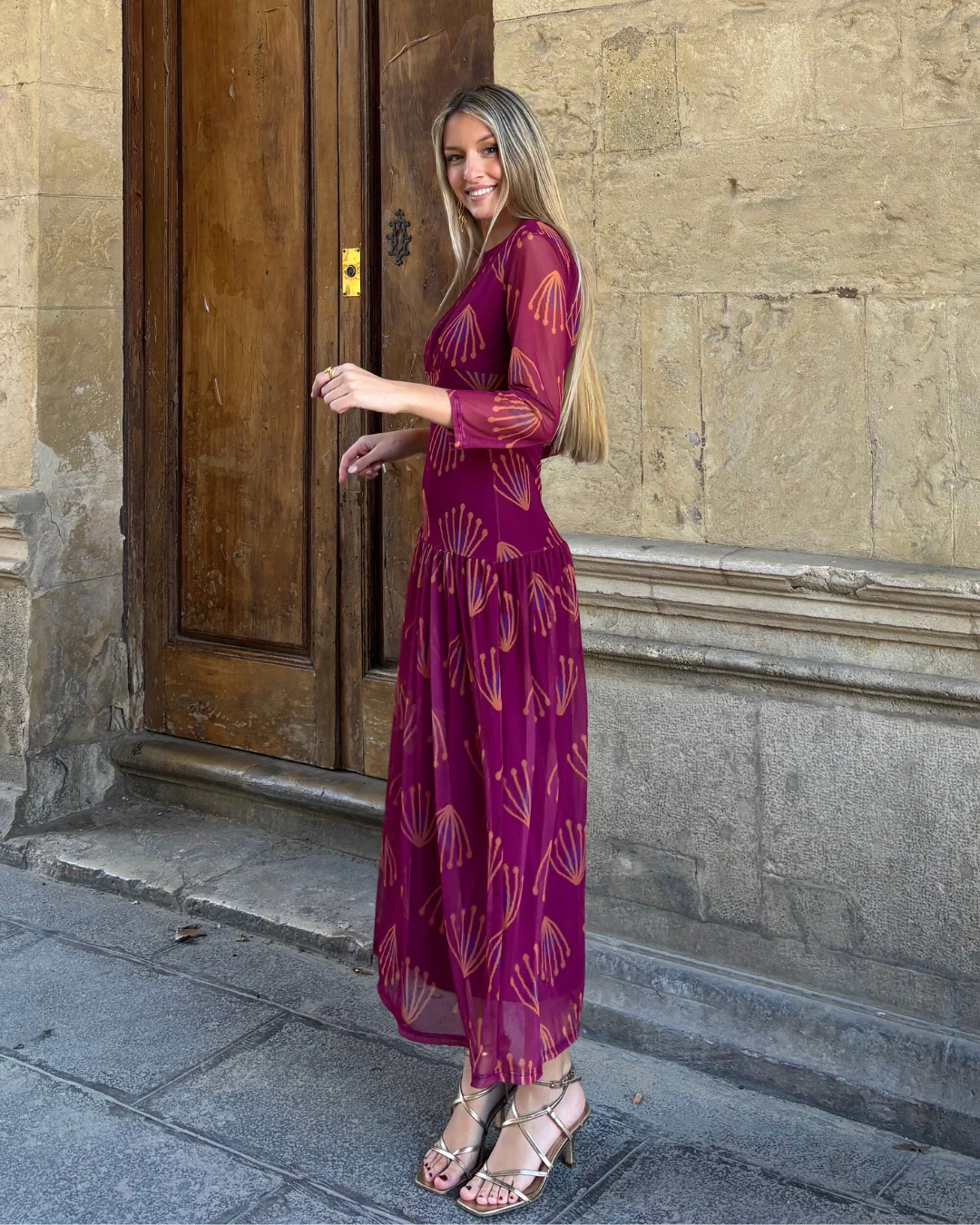 Vestido Cortona buganvilla - Image 9