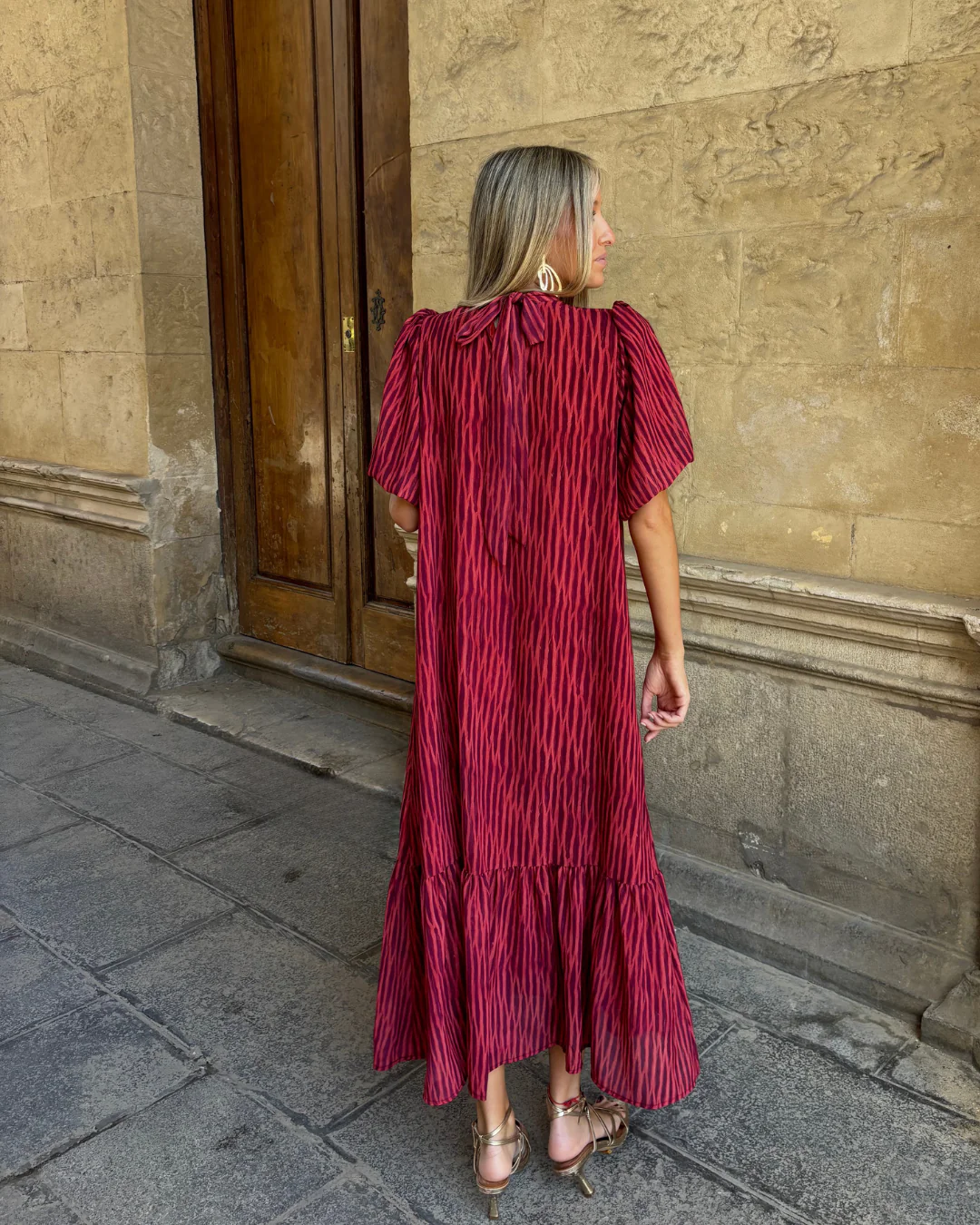 Vestido Galliano granate - Image 6