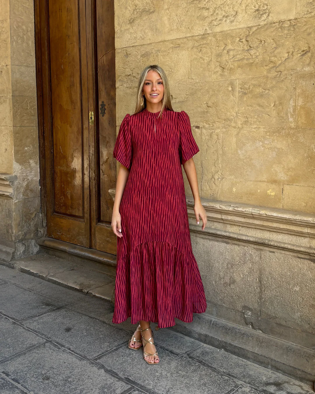Vestido Galliano granate - Image 7