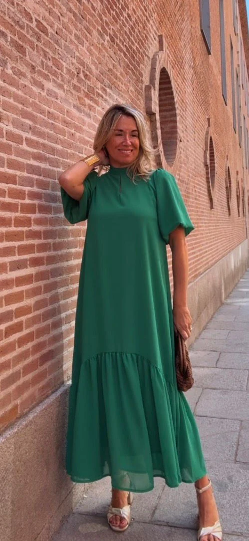 Vestido Galliano verde - Image 13