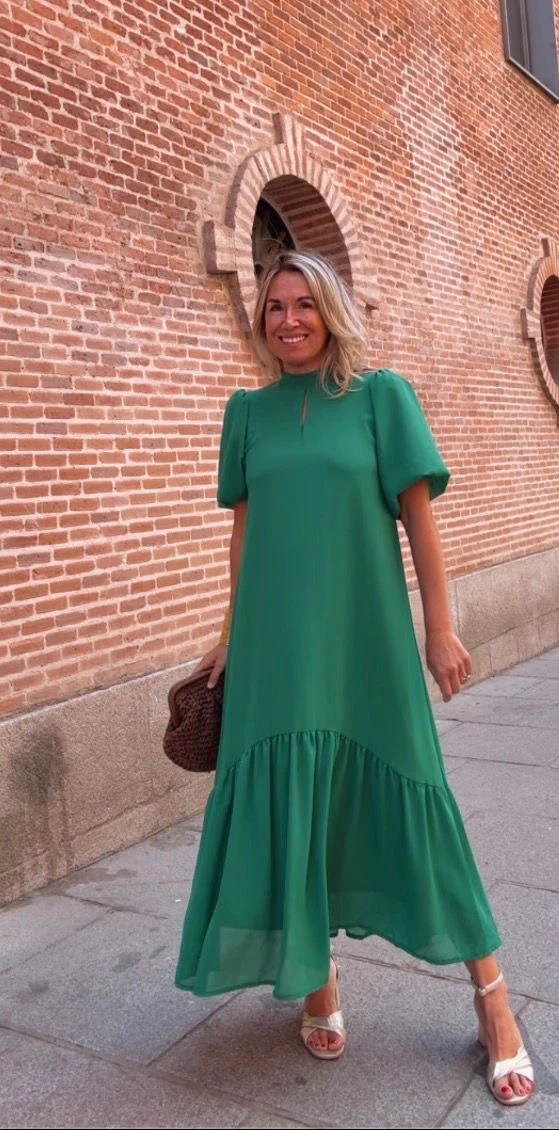Vestido Galliano verde - Image 15