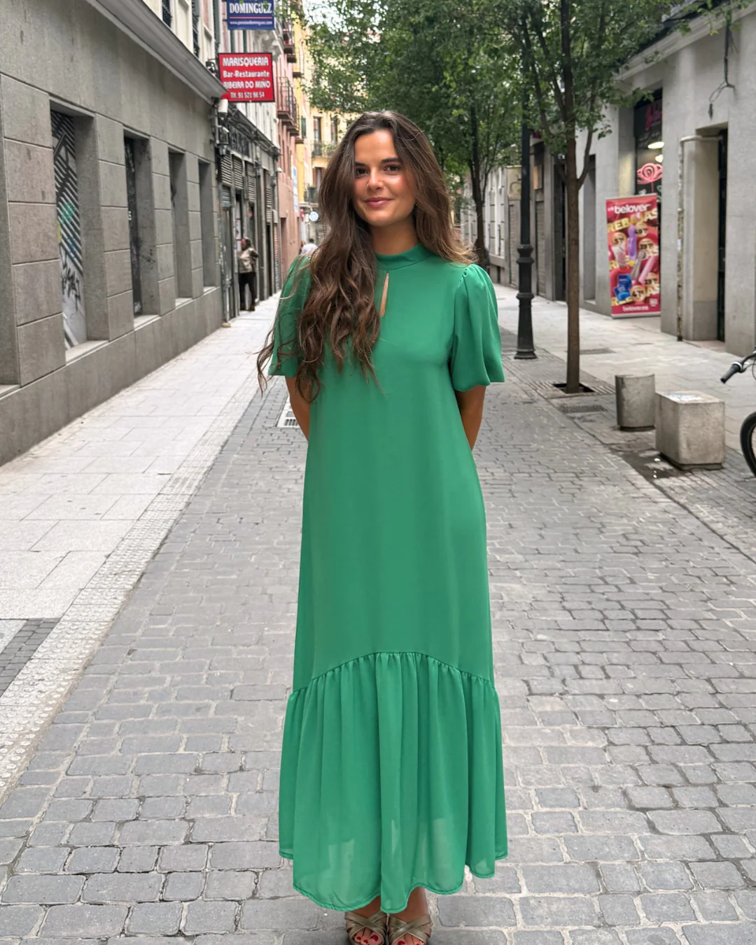 Vestido Galliano verde - Image 7