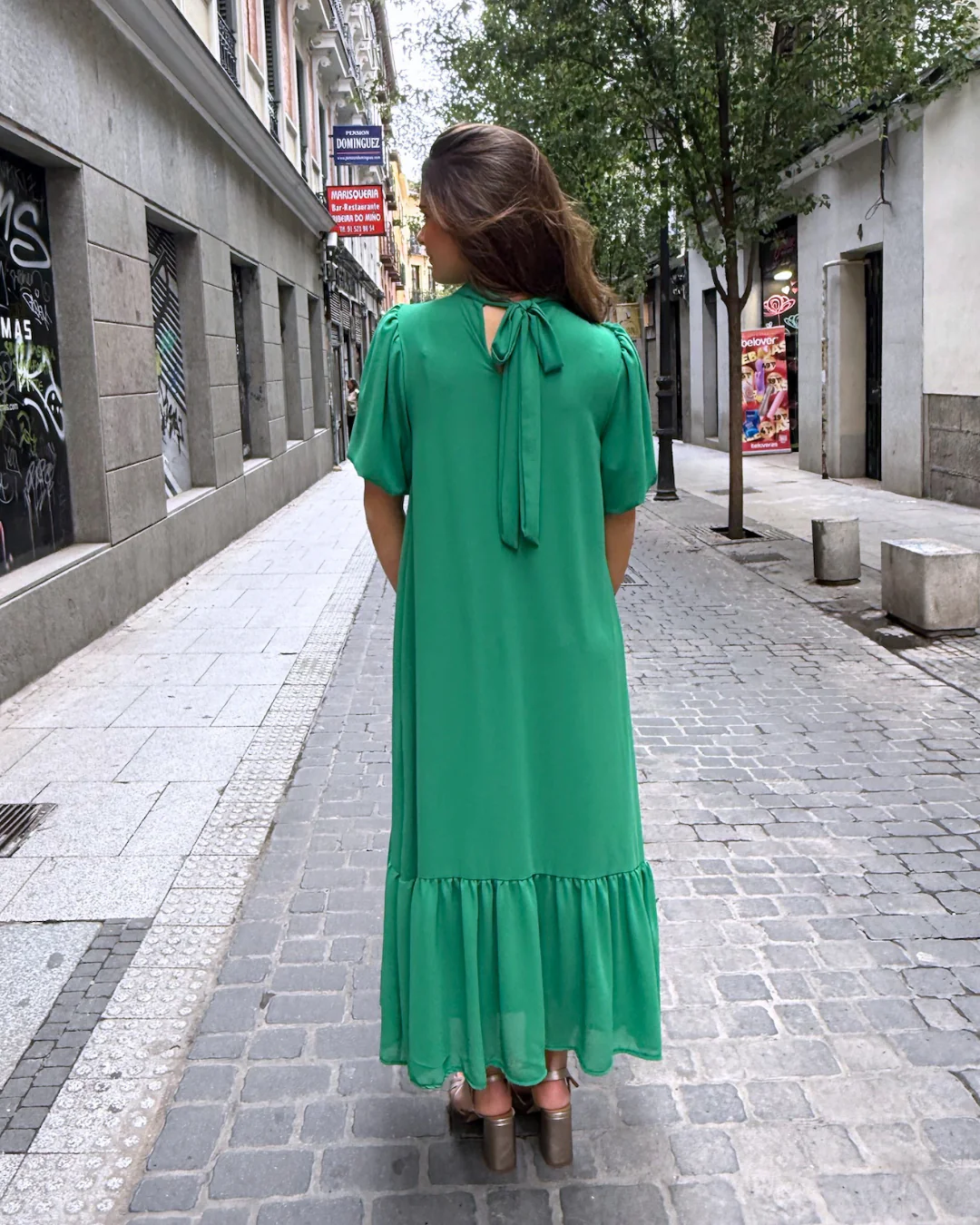 Vestido Galliano verde - Image 8
