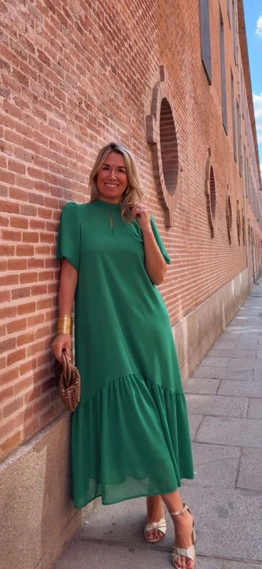 Vestido Galliano verde - Image 9