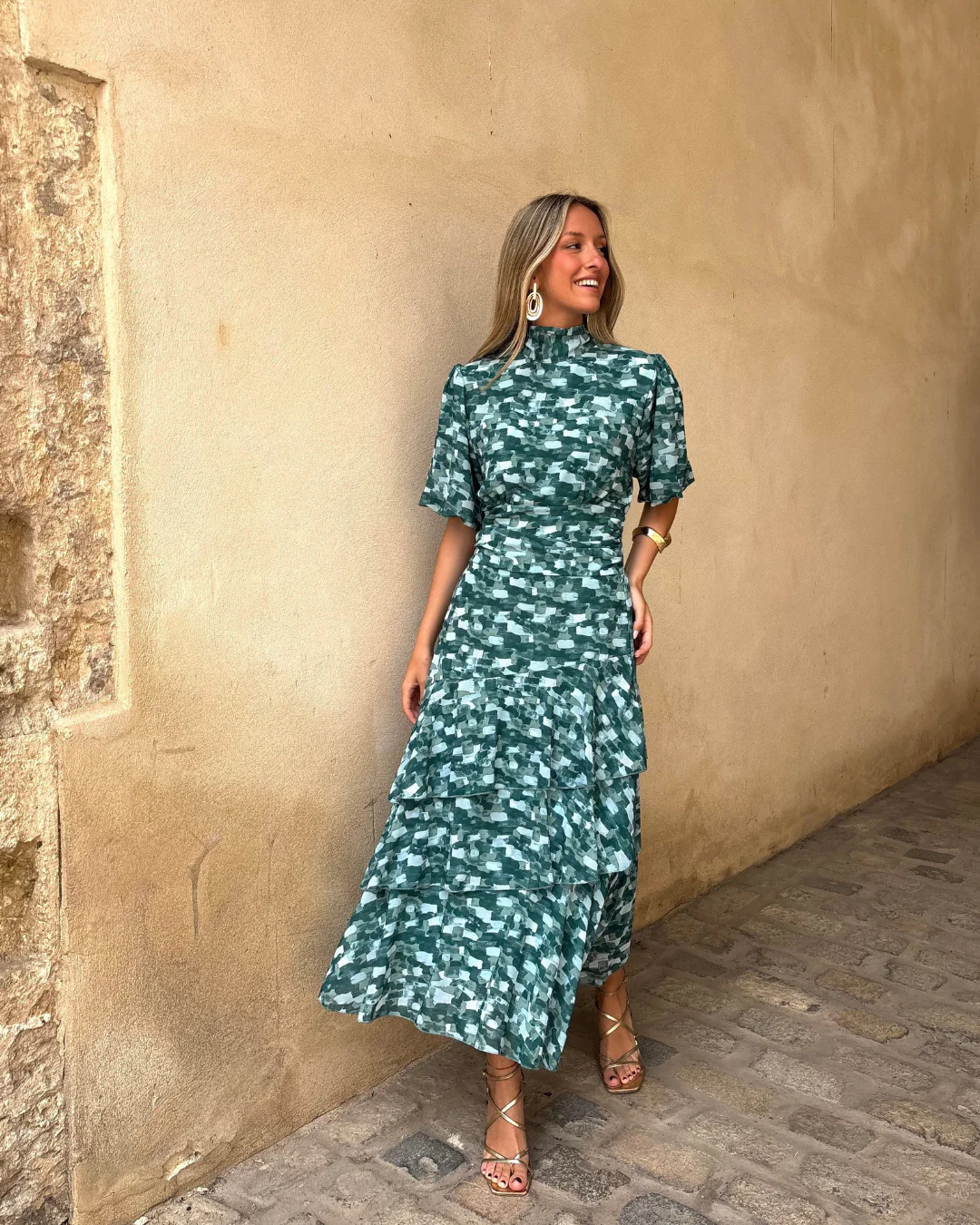 Vestido Híspalis turquesa - Image 11