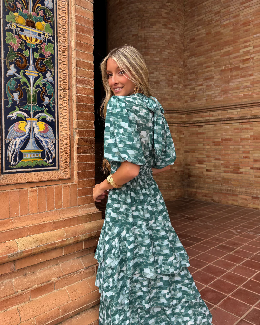 Vestido Híspalis turquesa - Image 13
