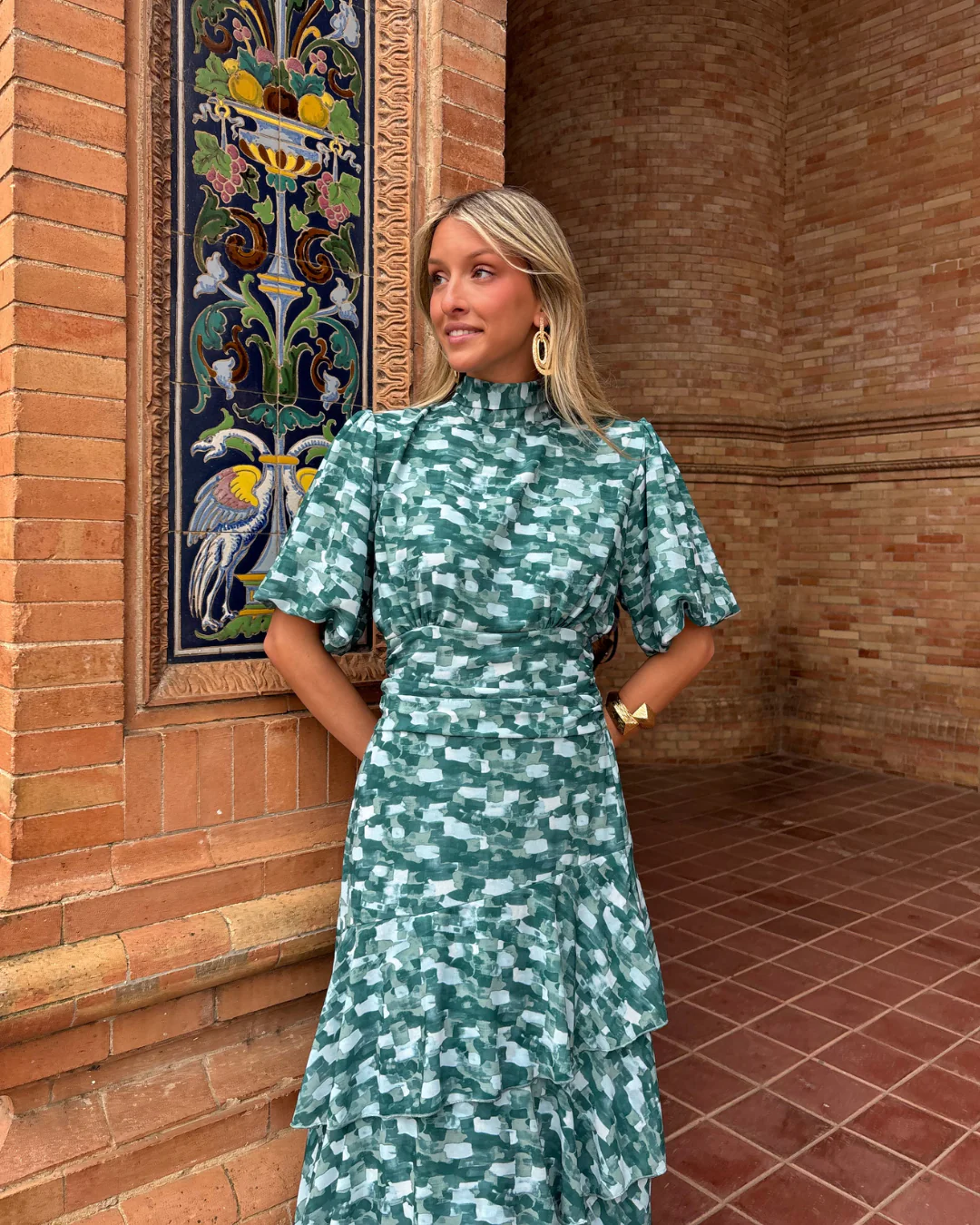 Vestido Híspalis turquesa - Image 17
