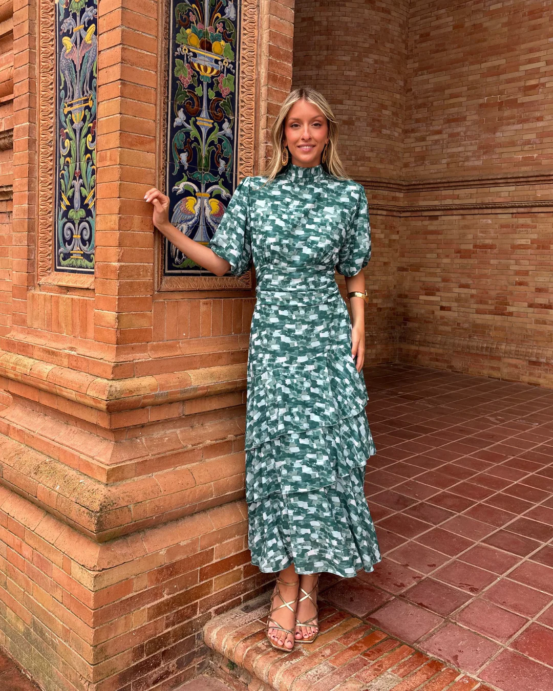 Vestido Híspalis turquesa - Image 22