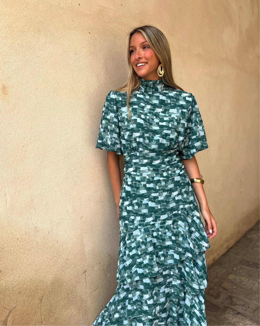 Vestido Híspalis turquesa - Image 3