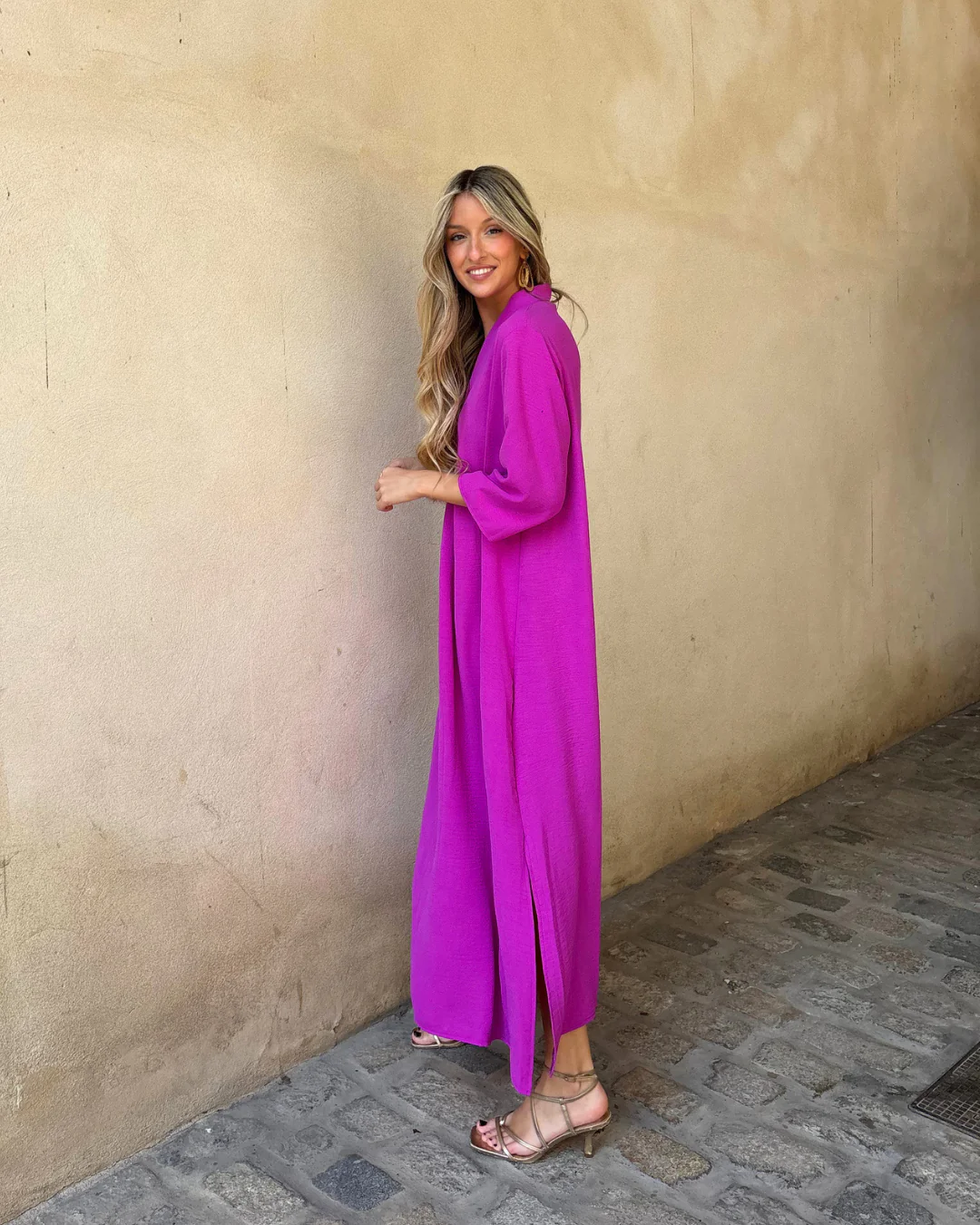 Vestido Laura buganvilla - Image 4