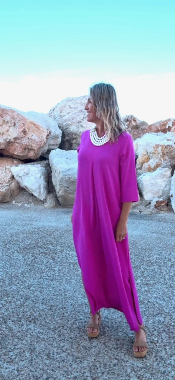 Vestido Laura buganvilla - Image 6