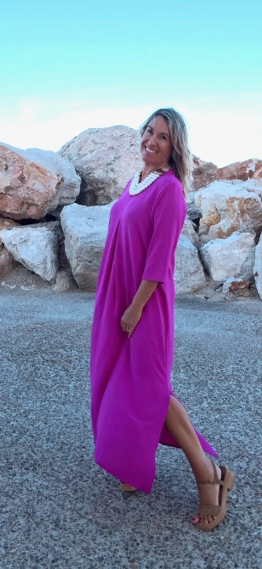 Vestido Laura buganvilla - Image 9