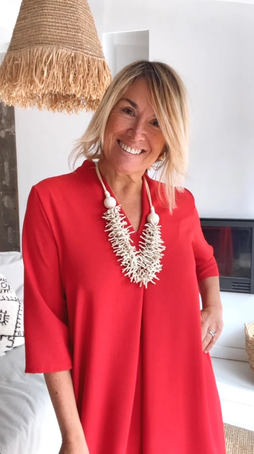 Vestido Laura rojo - Image 16