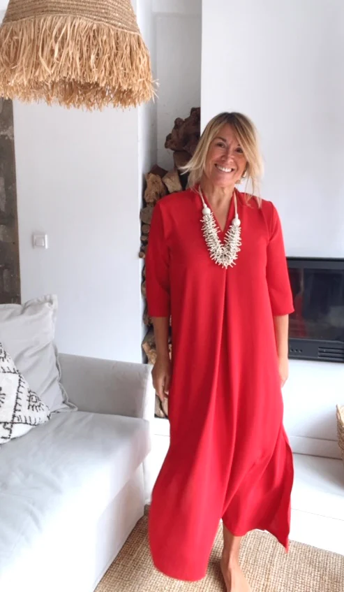 Vestido Laura rojo - Image 17
