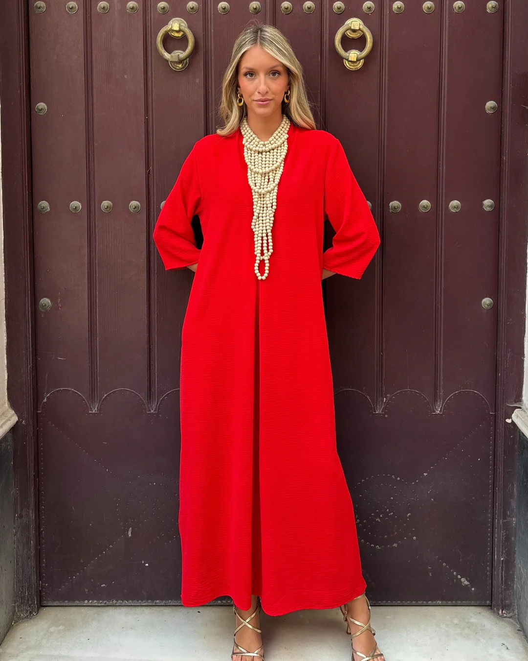 Vestido Laura rojo - Image 18