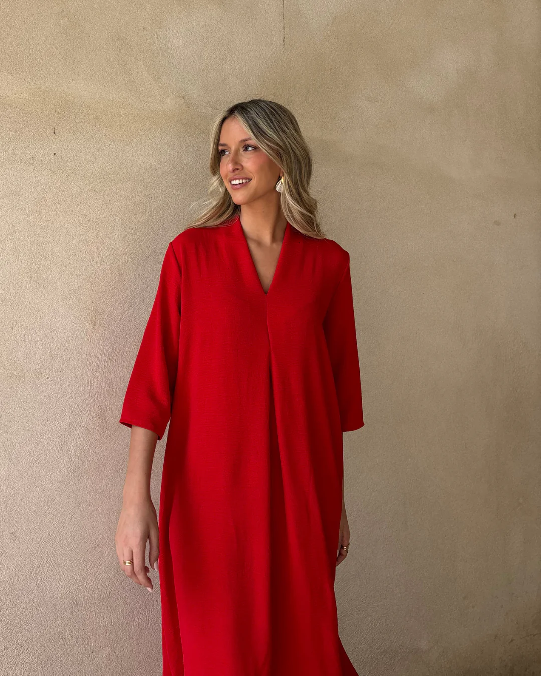 Vestido Laura rojo - Image 3