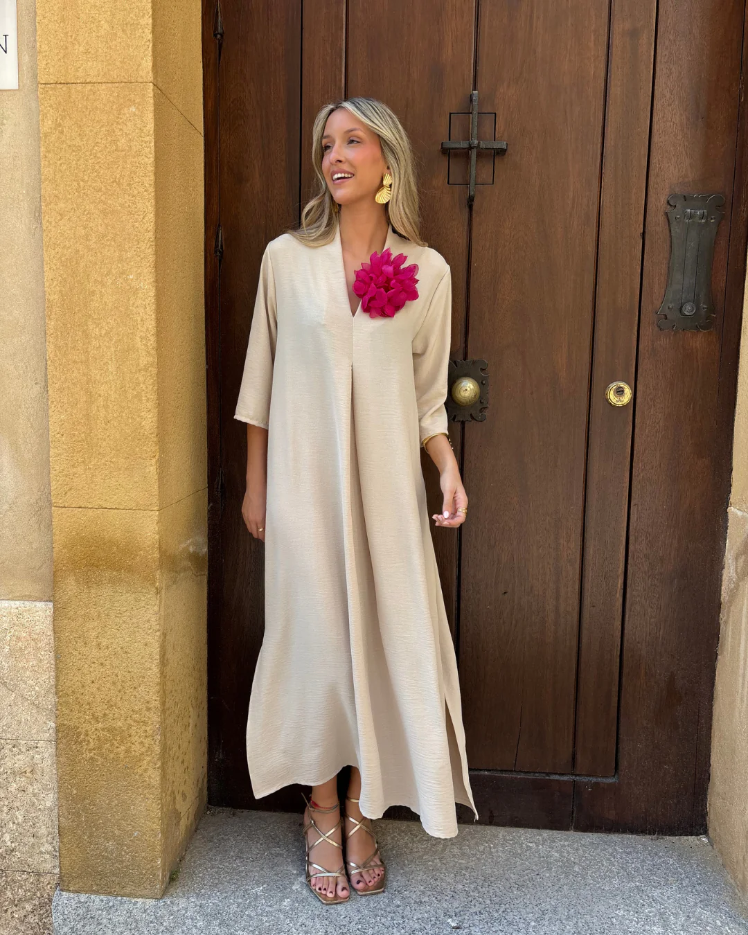 Vestido Laura beige - Image 6