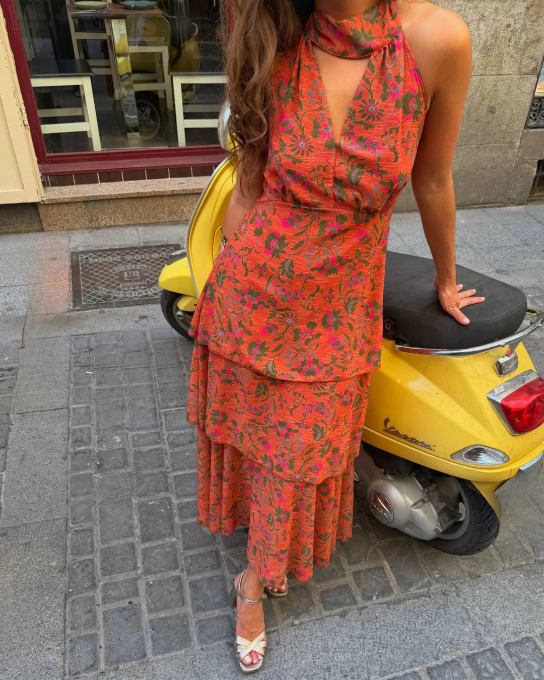 Vestido Lira naranja - Image 2