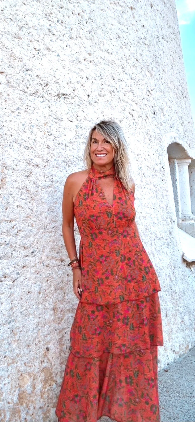 Vestido Lira naranja - Image 3
