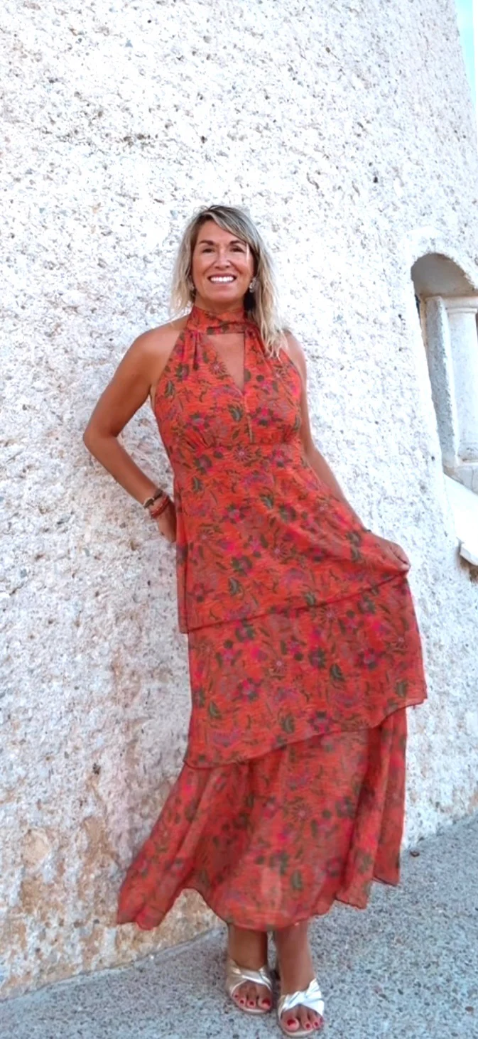 Vestido Lira naranja - Image 5