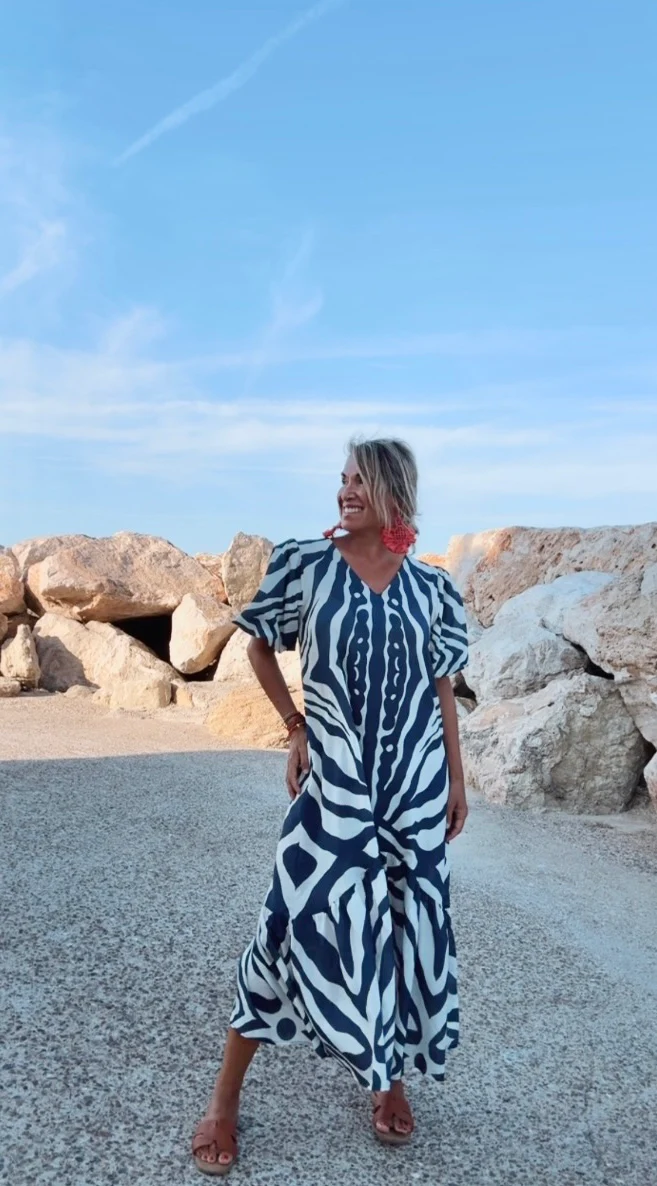 Vestido Marie marino - Image 2