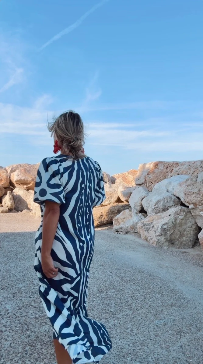 Vestido Marie marino - Image 8