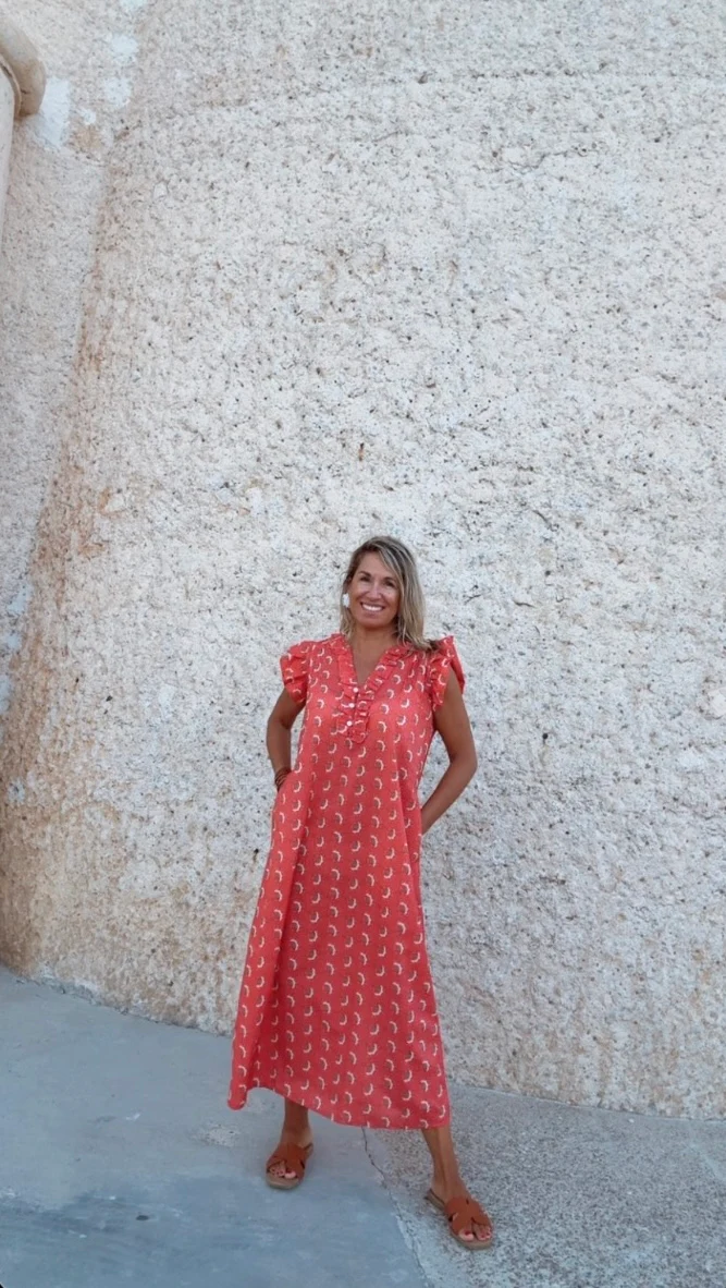 Vestido Marina coral - Image 4