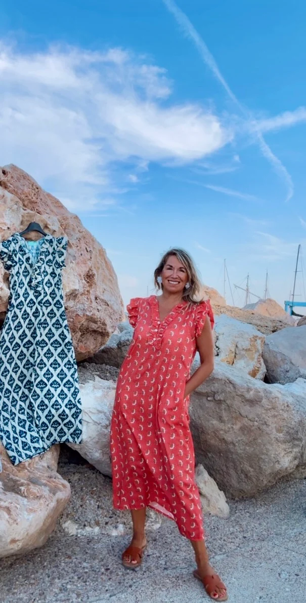 Vestido Marina coral - Image 6