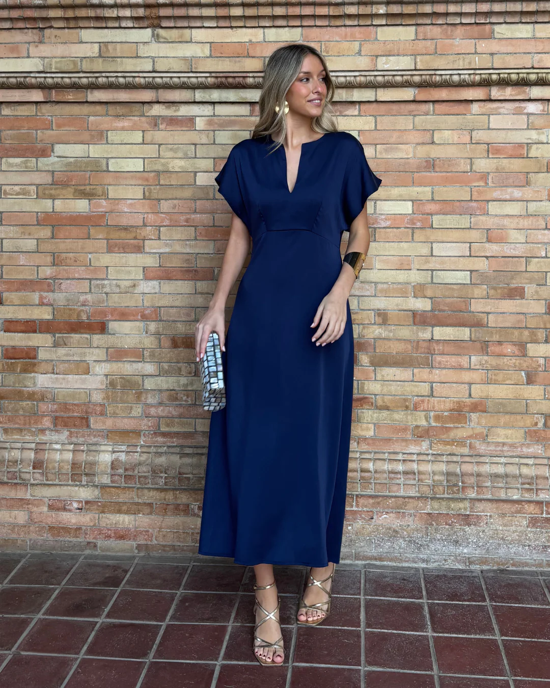Vestido Pienza marino - Image 6