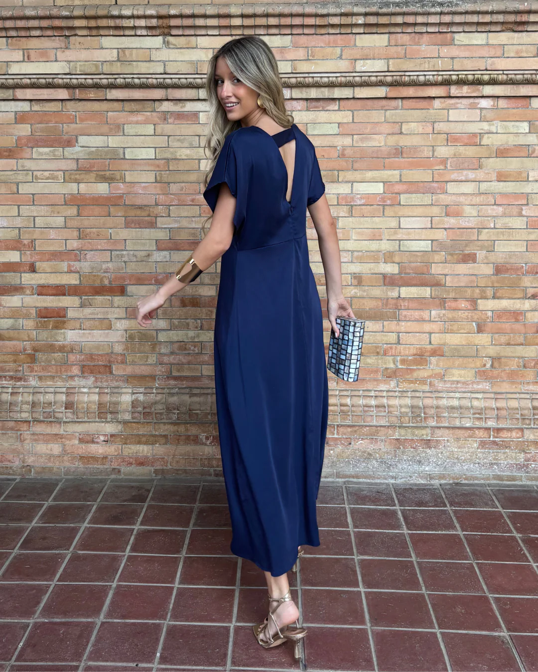 Vestido Pienza marino - Image 7