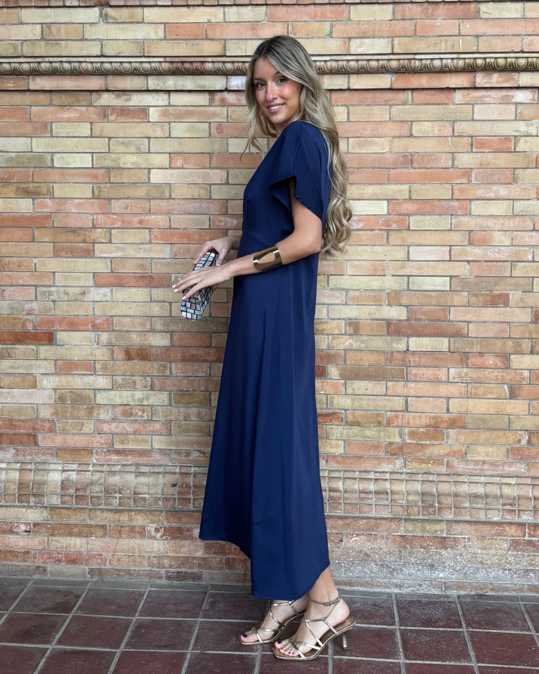 Vestido Pienza marino - Image 8