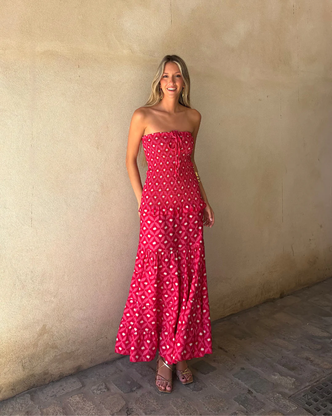 Vestido Rocío burdeos