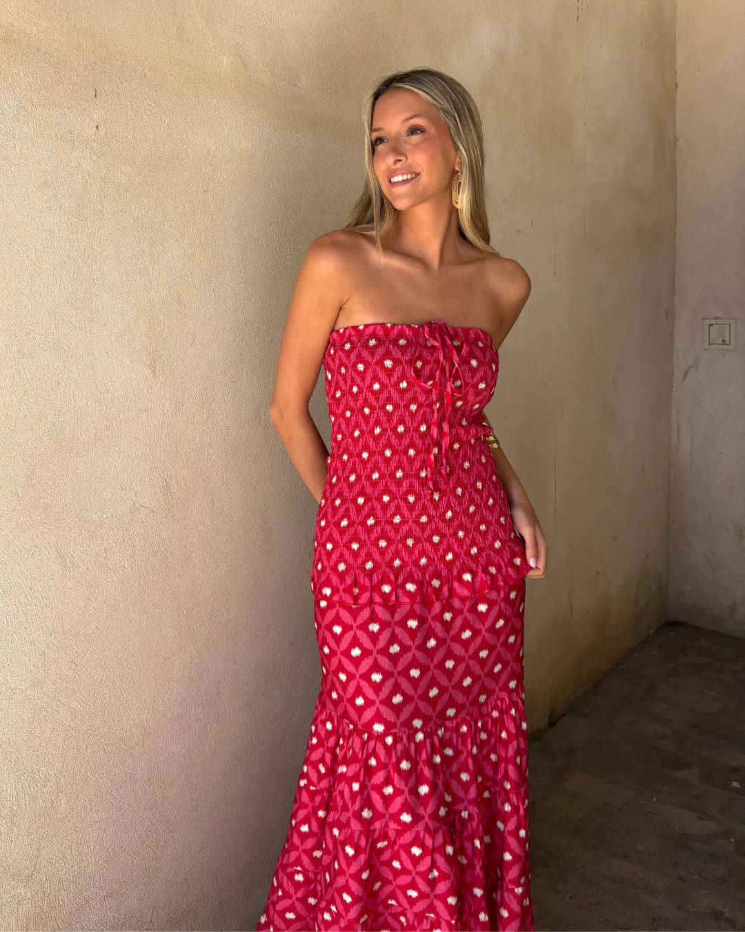 Vestido Rocío burdeos - Image 11