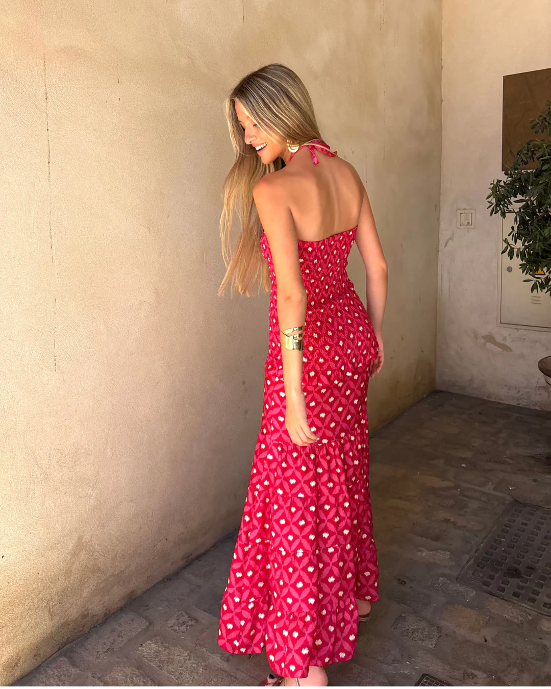 Vestido Rocío burdeos - Image 6