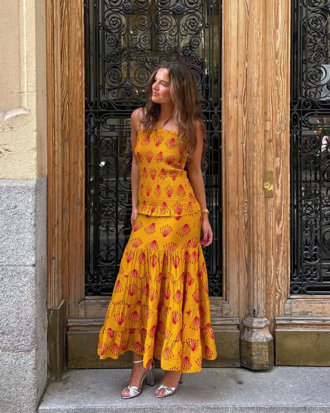 Vestido Rocío mostaza - Image 2