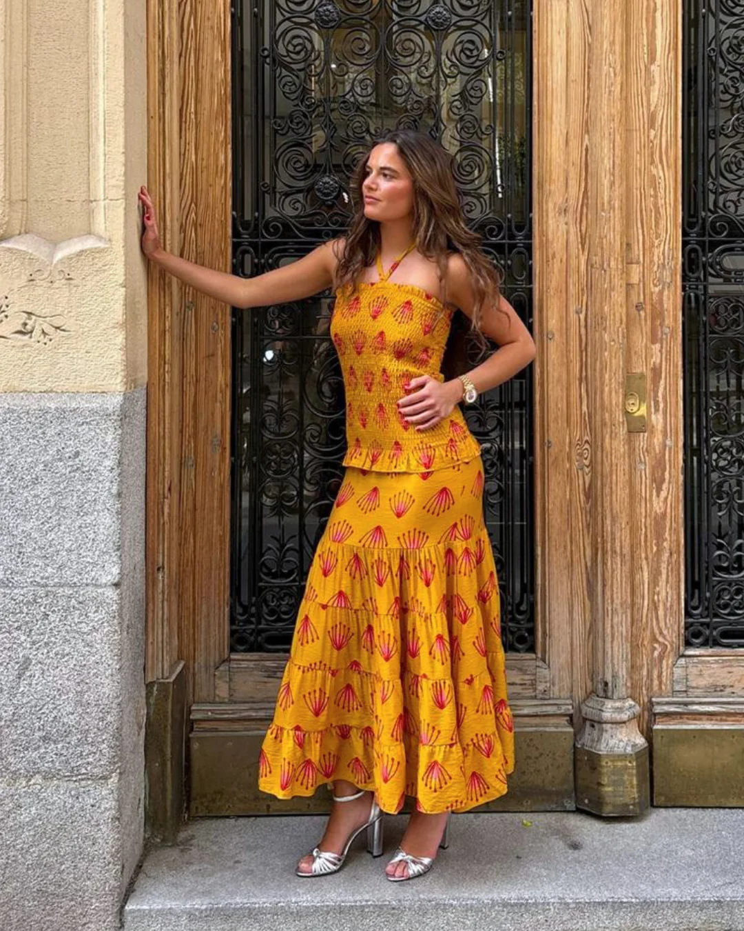 Vestido Rocío mostaza - Image 3
