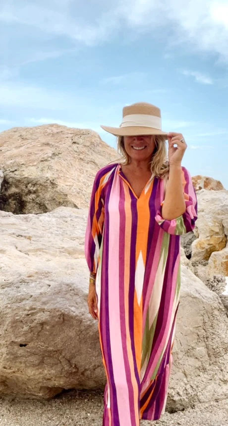 Vestido Mykonos rosa - Image 3